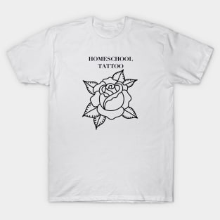 HomeSchoolTattoo Rose T-Shirt